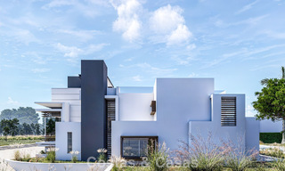Exclusieve moderne villa in aanbouw te koop in Guadalmina Baja, Marbella 798835 