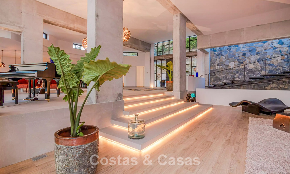 Geavanceerde luxevilla met panoramisch zeezicht te koop in de heuvels van Marbella - Benahavis 798931