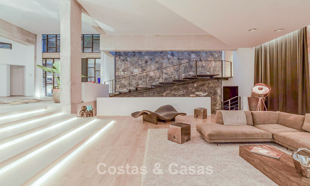 Geavanceerde luxevilla met panoramisch zeezicht te koop in de heuvels van Marbella - Benahavis 798943