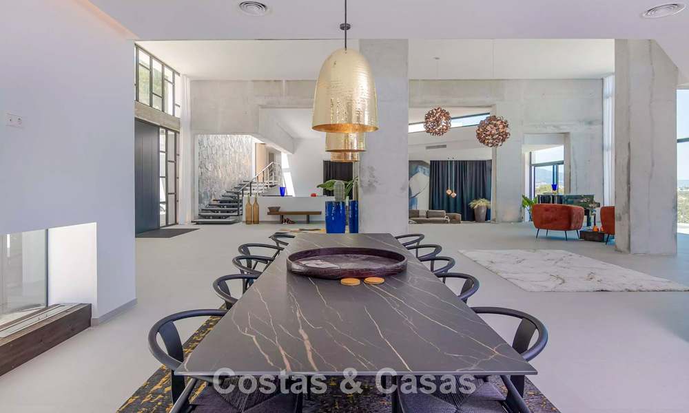 Geavanceerde luxevilla met panoramisch zeezicht te koop in de heuvels van Marbella - Benahavis 798946