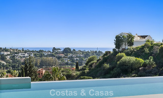 Geavanceerde luxevilla met panoramisch zeezicht te koop in de heuvels van Marbella - Benahavis 798953 