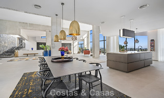 Geavanceerde luxevilla met panoramisch zeezicht te koop in de heuvels van Marbella - Benahavis 798966 