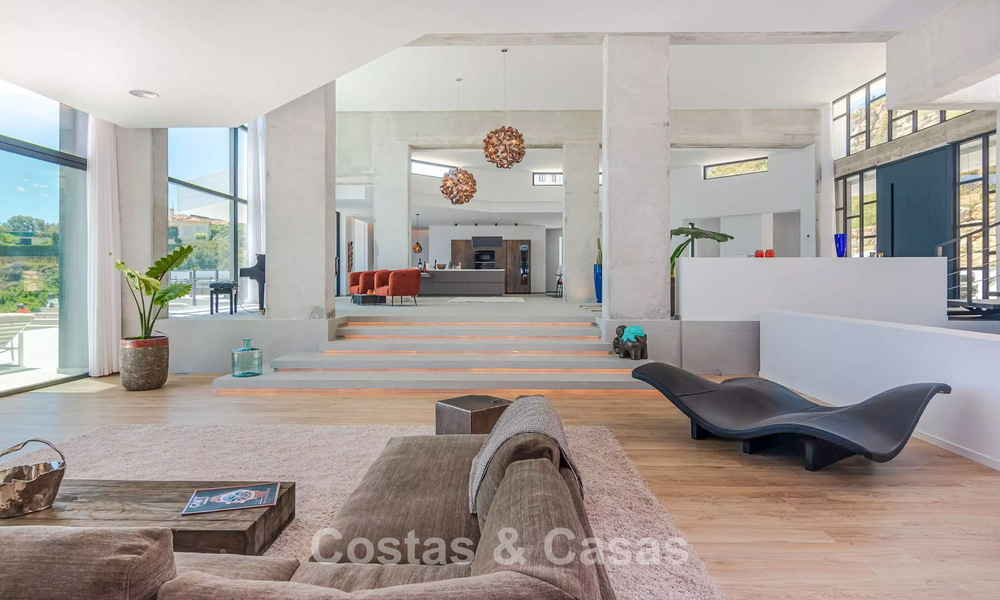 Geavanceerde luxevilla met panoramisch zeezicht te koop in de heuvels van Marbella - Benahavis 798975