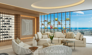 Luxe designervilla met panoramisch zeezicht te koop in een gated golfresort in Marbella - Benahavis 799036 