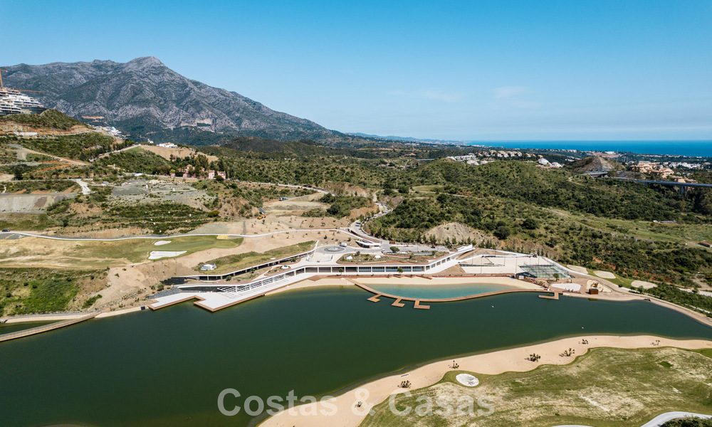 Luxe designervilla met panoramisch zeezicht te koop in een gated golfresort in Marbella - Benahavis 799053