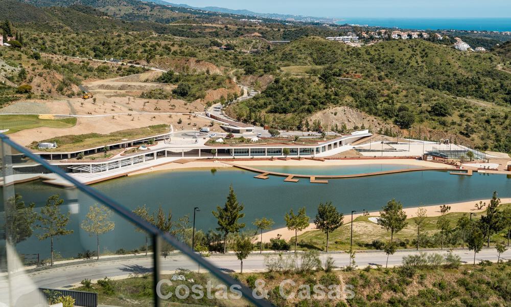 Luxe designervilla met panoramisch zeezicht te koop in een gated golfresort in Marbella - Benahavis 799054
