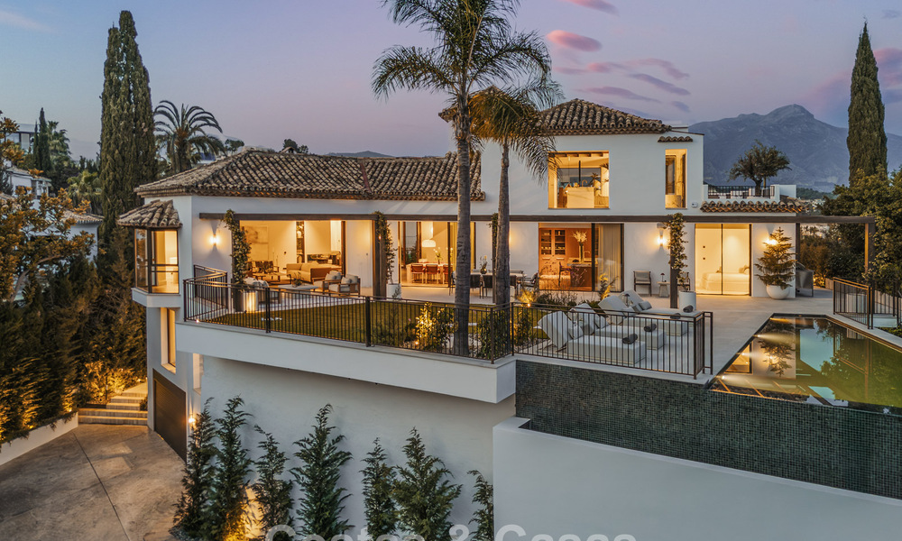 Royale villa in een eigentijdse, Mediterrane bouwstijl te koop in een afgeschermde urbanisatie in Marbella - Benahavis 799063