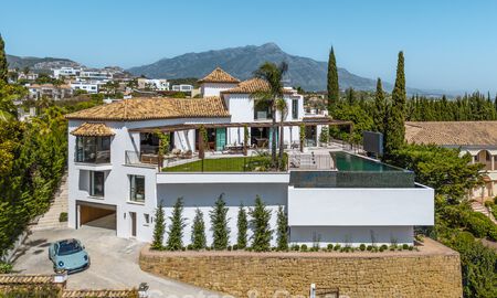 Royale villa in een eigentijdse, Mediterrane bouwstijl te koop in een afgeschermde urbanisatie in Marbella - Benahavis 799094