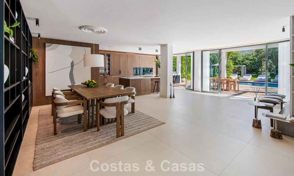 Instapklare, hedendaagse Mediterrane villa te koop grenzend aan de golfbaan van Las Brisas in Nueva Andalucia, Marbella 799138