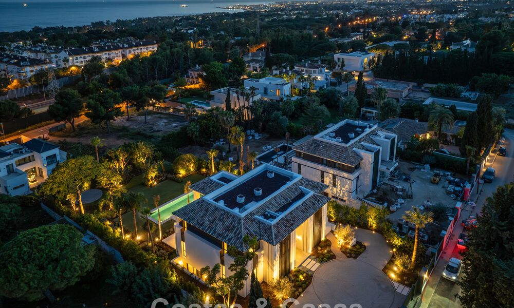 Nieuwe, moderne, architectonische villa met adembenemend zeezicht te koop op Marbella’s Golden Mile 799288