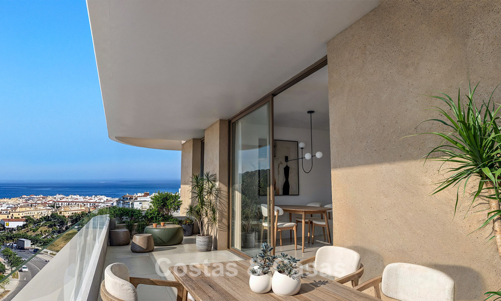 Lancering! Modernistische nieuwbouwappartementen met zeezicht te koop in het centrum van Estepona 799534