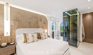 Exclusief gerenoveerd frontlinie strand appartement met direct zeezicht te koop op de New Golden Mile, Estepona Oost 799573 