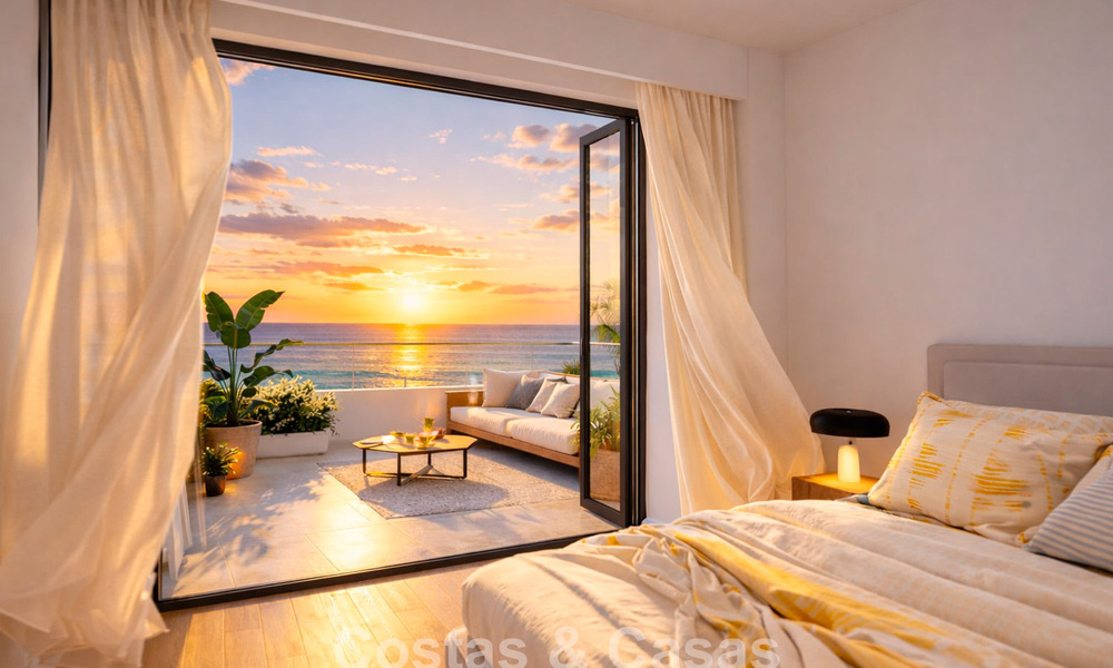 Lancering! Eerstelijnsstrand, luxe appartementen en rijwoningen met zeezicht te koop nabij Sotogrande, Costa del Sol 799727