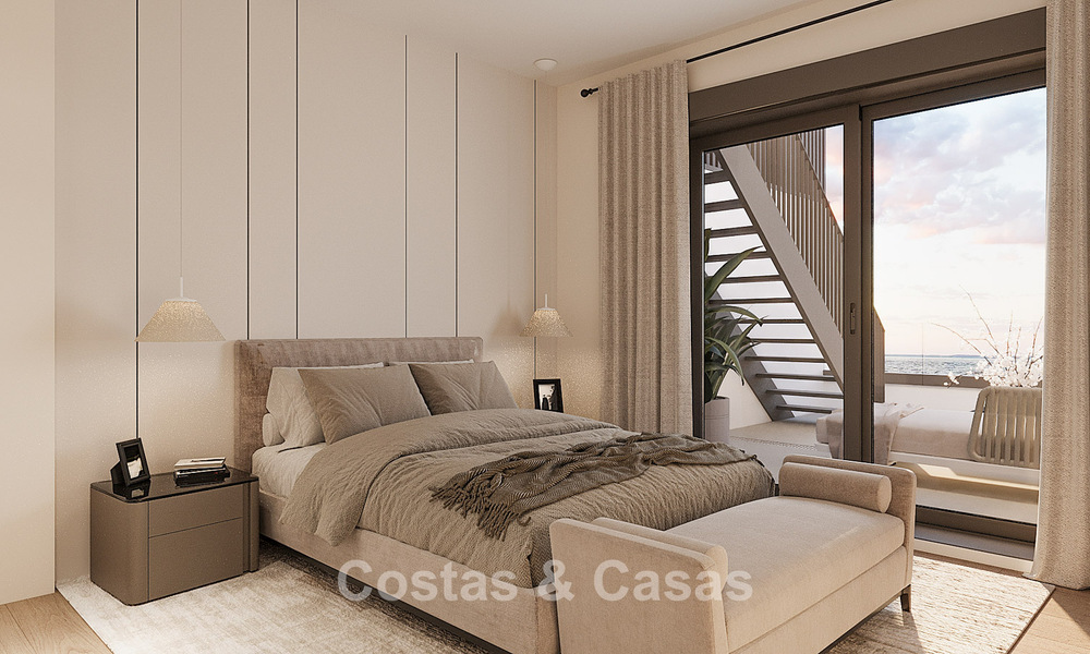 Lancering! Eerstelijnsstrand, luxe appartementen en rijwoningen met zeezicht te koop nabij Sotogrande, Costa del Sol 799736