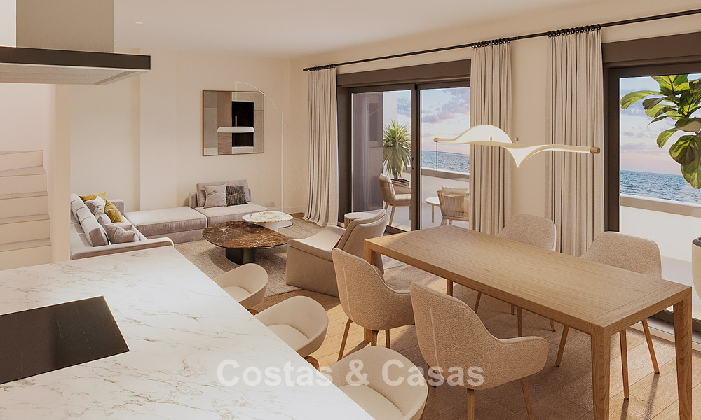 Lancering! Eerstelijnsstrand, luxe appartementen en rijwoningen met zeezicht te koop nabij Sotogrande, Costa del Sol 799739