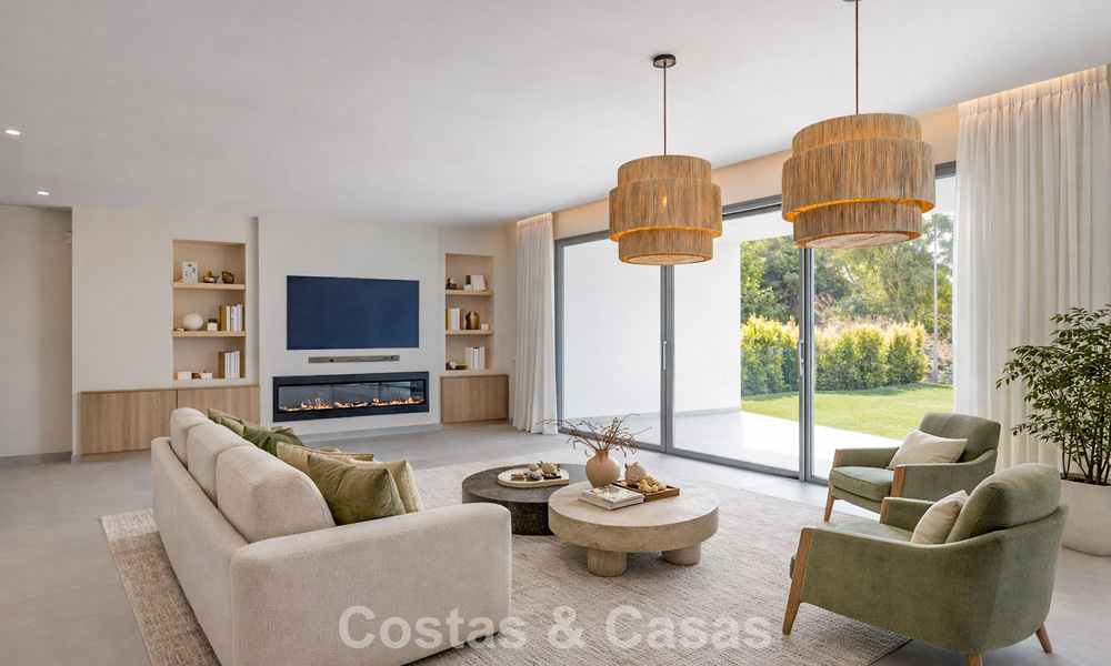 Moderne halfvrijstaande villa te koop dicht bij voorzieningen in Guadalmina en San Pedro centrum, Marbella 799907