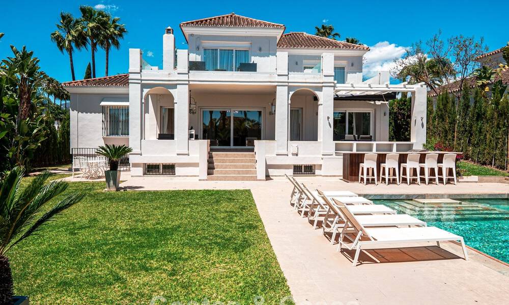 Luxueuze villa met entertainment-level en gastenverblijf te koop in Nueva Andalucía, Marbella 800014
