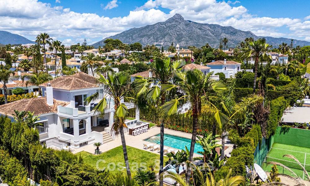 Luxueuze villa met entertainment-level en gastenverblijf te koop in Nueva Andalucía, Marbella 800034