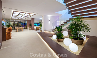 Hedendaagse design villa met panoramisch uitzicht te koop in Nueva Andalucia’s golfvallei, Marbella 800086 