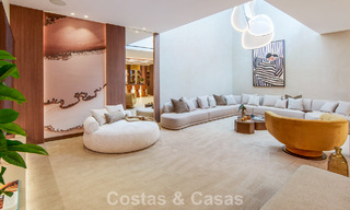 Hedendaagse design villa met panoramisch uitzicht te koop in Nueva Andalucia’s golfvallei, Marbella 800091 
