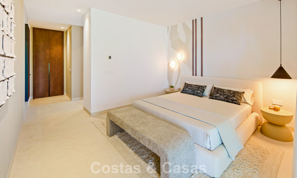 Hedendaagse design villa met panoramisch uitzicht te koop in Nueva Andalucia’s golfvallei, Marbella 800113
