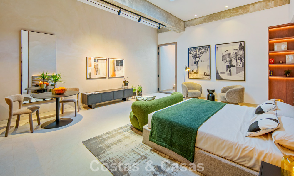 Hedendaagse design villa met panoramisch uitzicht te koop in Nueva Andalucia’s golfvallei, Marbella 800120