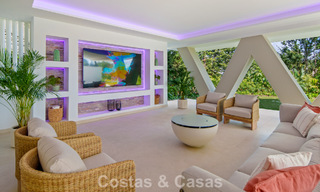 Hedendaagse design villa met panoramisch uitzicht te koop in Nueva Andalucia’s golfvallei, Marbella 800122 