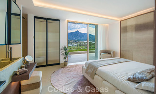 Hedendaagse design villa met panoramisch uitzicht te koop in Nueva Andalucia’s golfvallei, Marbella 800151 