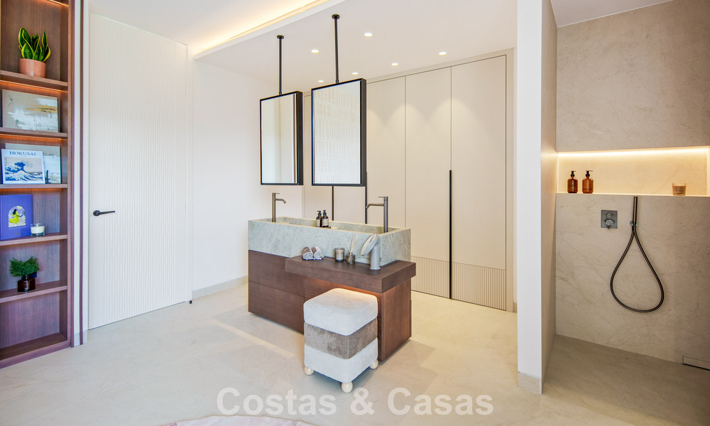 Hedendaagse design villa met panoramisch uitzicht te koop in Nueva Andalucia’s golfvallei, Marbella 800153