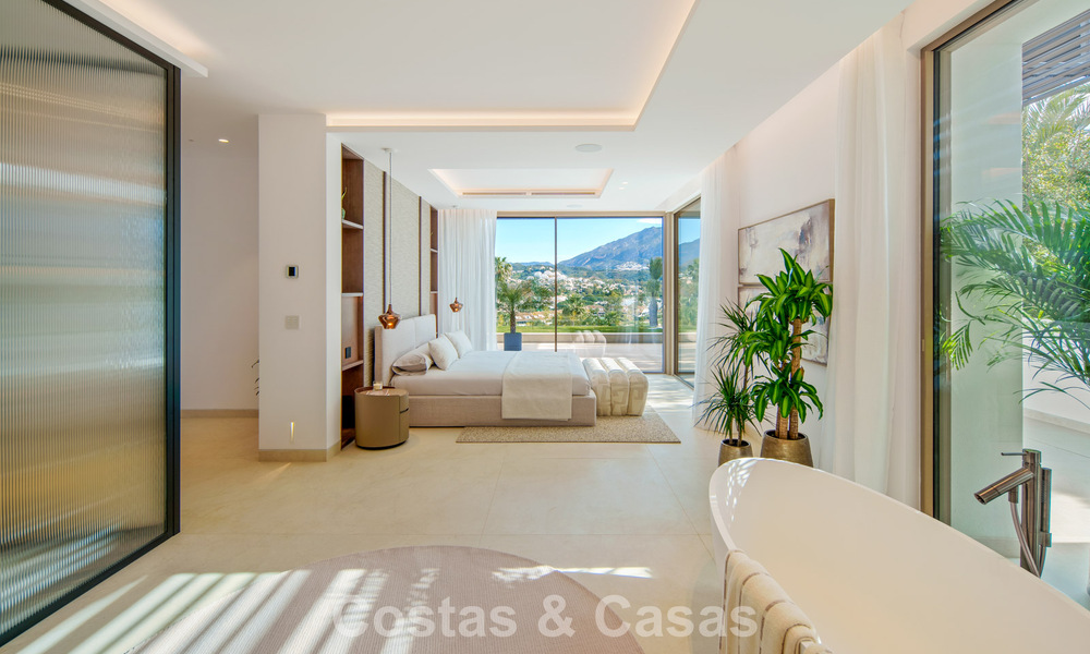 Hedendaagse design villa met panoramisch uitzicht te koop in Nueva Andalucia’s golfvallei, Marbella 800162