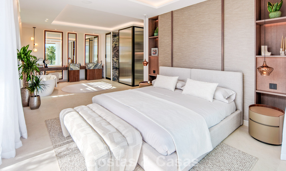 Hedendaagse design villa met panoramisch uitzicht te koop in Nueva Andalucia’s golfvallei, Marbella 800165