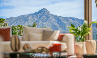 Hedendaagse design villa met panoramisch uitzicht te koop in Nueva Andalucia’s golfvallei, Marbella 800183 