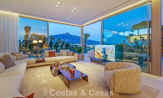 Hedendaagse design villa met panoramisch uitzicht te koop in Nueva Andalucia’s golfvallei, Marbella 800186 