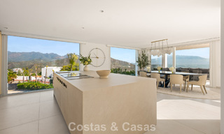 Moderne luxevilla met eigentijdse bouwstijl te koop met panoramisch uitzicht in de heuvels van Marbella Oost 800305 