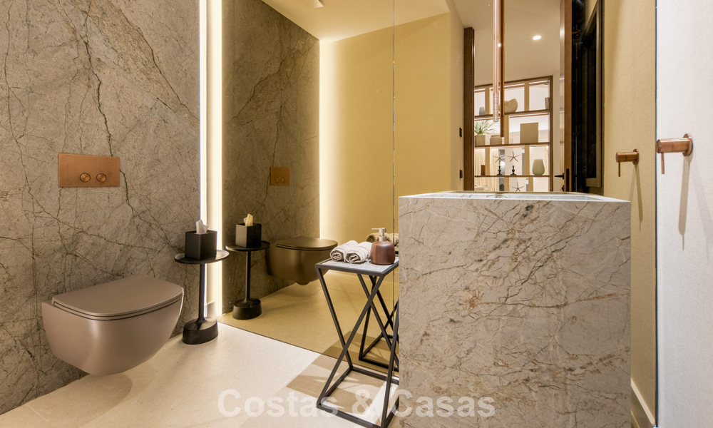 Moderne mediterrane luxevilla te koop in een afgeschermde community in Marbella - Benahavis 800396