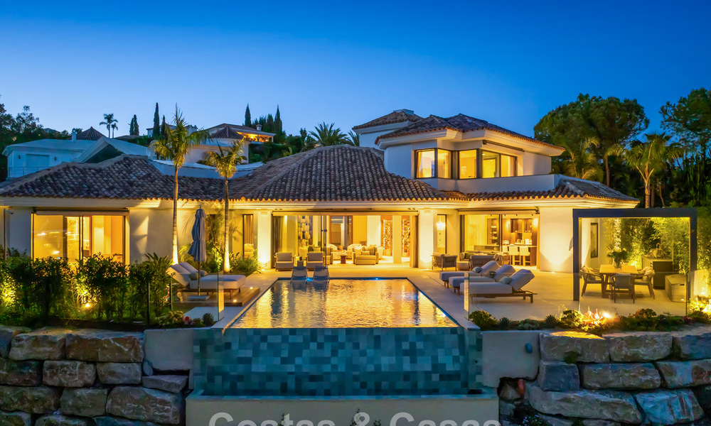 Moderne mediterrane luxevilla te koop in een afgeschermde community in Marbella - Benahavis 800496