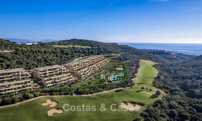 Nieuwe, contemporaine golfappartementen met zeezicht te koop nabij Sotogrande, Costa del Sol 800703