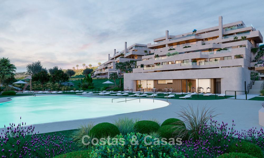 Nieuwe, contemporaine golfappartementen met zeezicht te koop nabij Sotogrande, Costa del Sol 800705