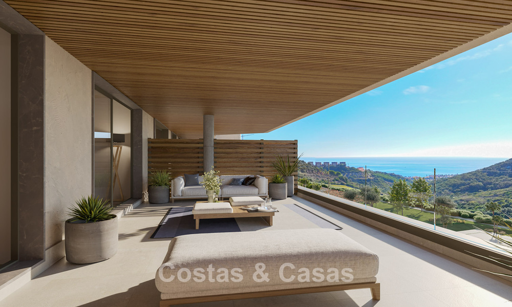 Nieuwe, contemporaine golfappartementen met zeezicht te koop nabij Sotogrande, Costa del Sol 800710