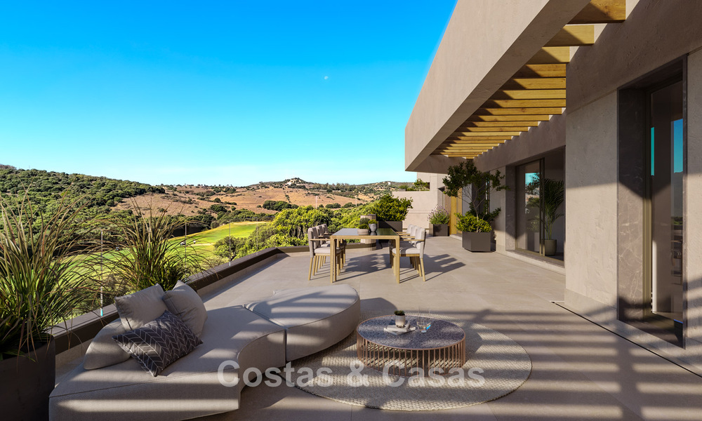 Nieuwe, contemporaine golfappartementen met zeezicht te koop nabij Sotogrande, Costa del Sol 800712