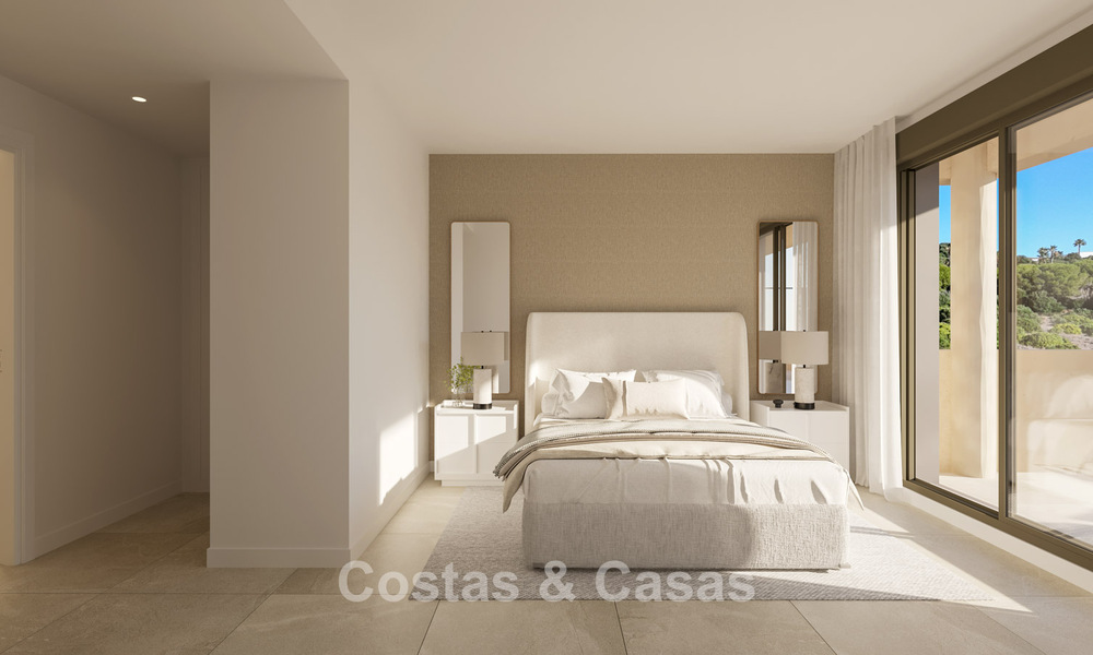Nieuwe, contemporaine golfappartementen met zeezicht te koop nabij Sotogrande, Costa del Sol 800717