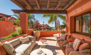Exclusief duplex penthouse te koop aan het strand op de New Golden Mile tussen Marbella en Estepona 800765 