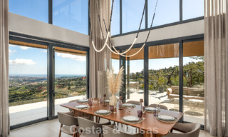 Indrukwekkende luxevilla met moderne minimalistische architectuur te koop in de heuvels van Oost-Marbella 801141 