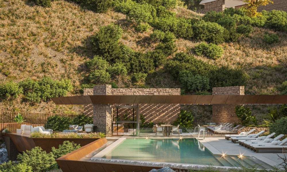 Innovatieve nieuwbouwwoningen met panoramisch zeezicht te koop in Benalmadena, Costa del Sol 801460
