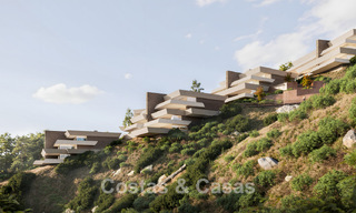 Innovatieve nieuwbouwwoningen met panoramisch zeezicht te koop in Benalmadena, Costa del Sol 801462 