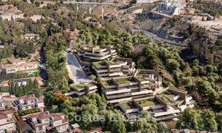 Innovatieve nieuwbouwwoningen met panoramisch zeezicht te koop in Benalmadena, Costa del Sol 801468 