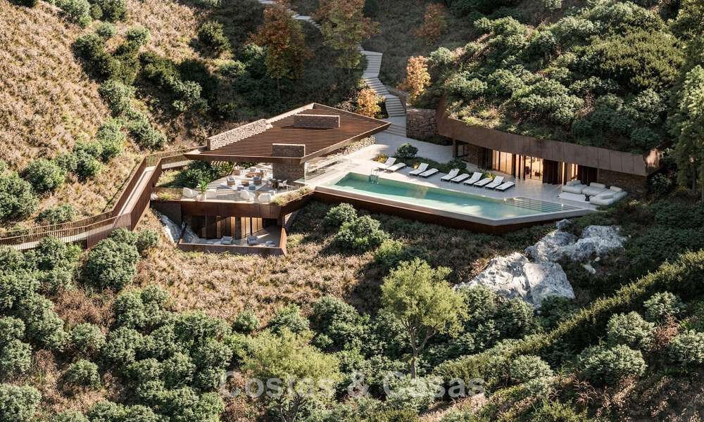 Innovatieve nieuwbouwwoningen met panoramisch zeezicht te koop in Benalmadena, Costa del Sol 801469