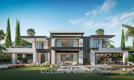 3 gloednieuwe luxevilla’s te koop op loopafstand van het strand en voorzieningen in San Pedro, Marbella 801624