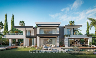 3 gloednieuwe luxevilla’s te koop op loopafstand van het strand en voorzieningen in San Pedro, Marbella 801624 