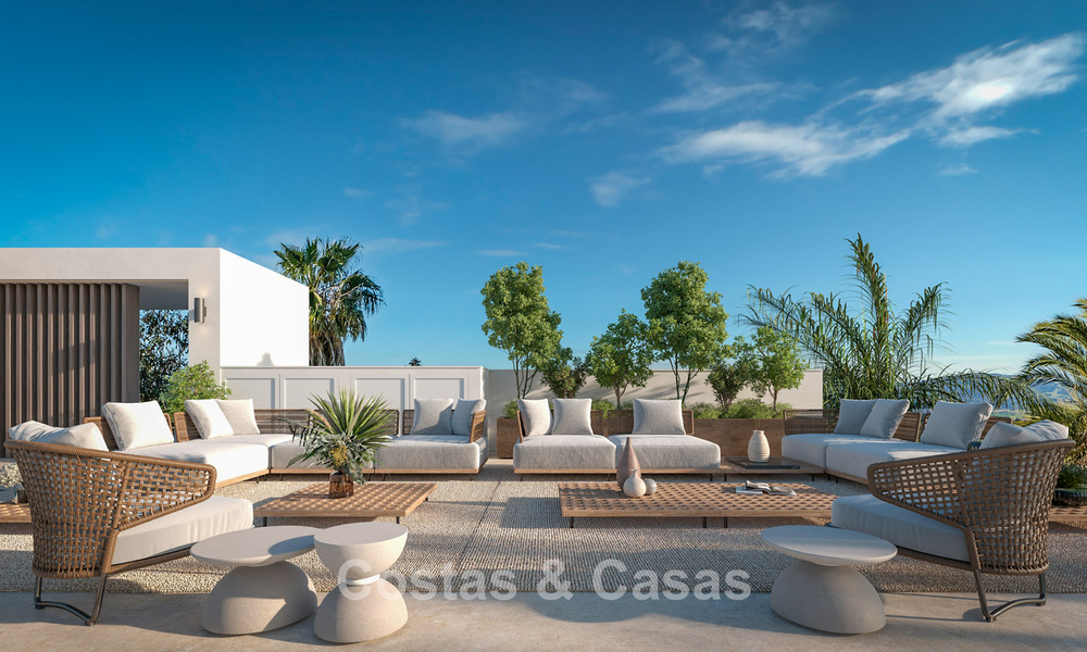 3 gloednieuwe luxevilla’s te koop op loopafstand van het strand en voorzieningen in San Pedro, Marbella 801627